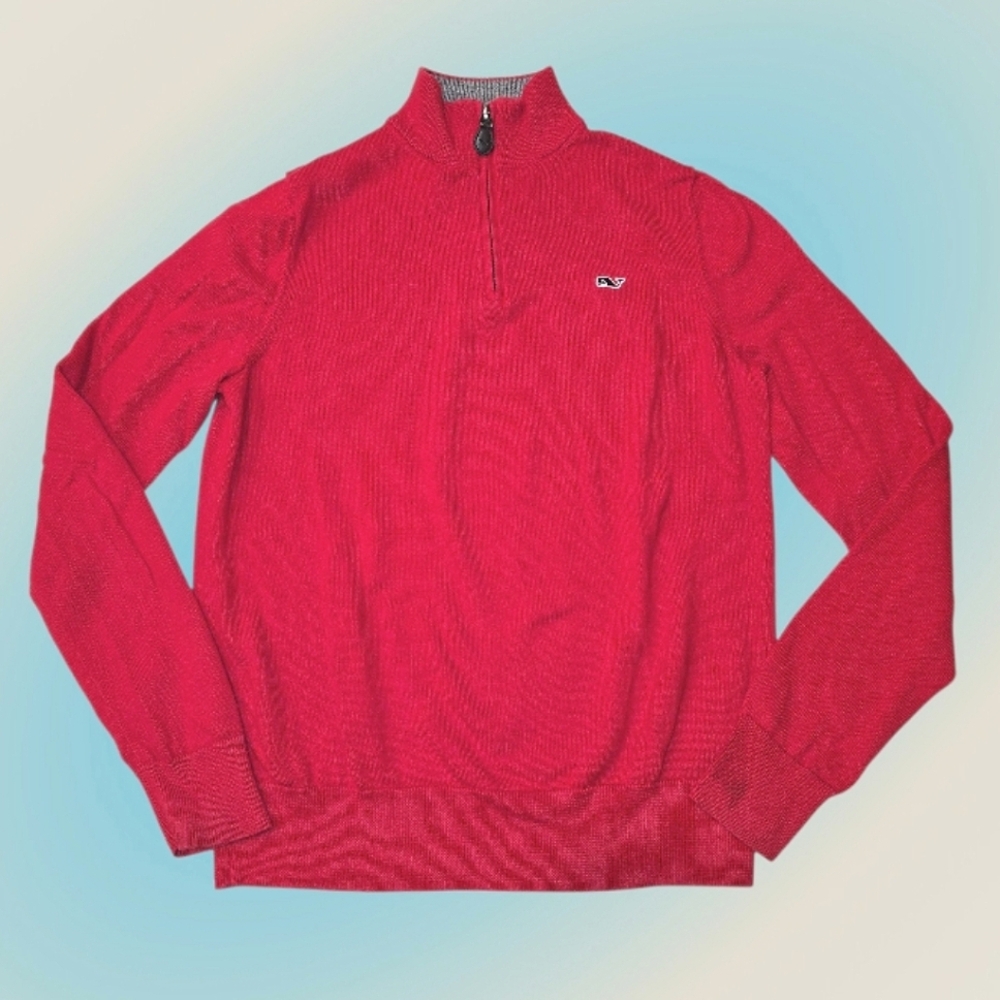 Vineyard Vines Boy's Quarter Zip Sweater